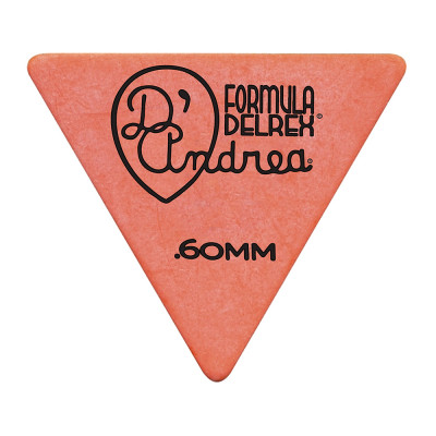 Медиатор 0.60 мм DAndrea RD355 .60TM 72 шт