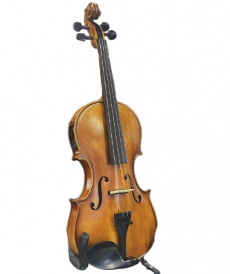 Электроакустическая скрипка 4/4 HANS KLEIN HKV-17E полный комплект