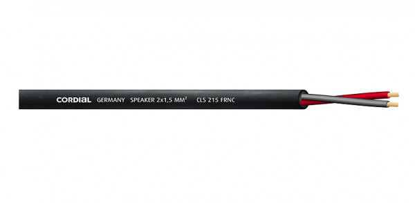 Акустический кабель Cordial CLS 215 BLACK FRNC