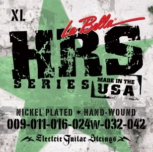LA  BELLA HRS-XL Nickel Rounds Extra Light 09-42 струны для электрогитары