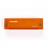 Губная гармошка диатоническая HOHNER M1110O детская, прозрачная оранжевая