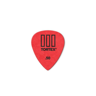DUNLOP 462P.50 Tortex® TIII упаковка красных медиаторов 0.5мм, (12шт.)