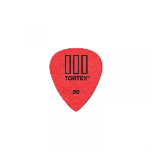 DUNLOP 462P.50 Tortex® TIII упаковка красных медиаторов 0.5мм, (12шт.)