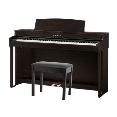 Цифровое пианино 88 клавиш KAWAI CN301 R со стойкой и банкеткой