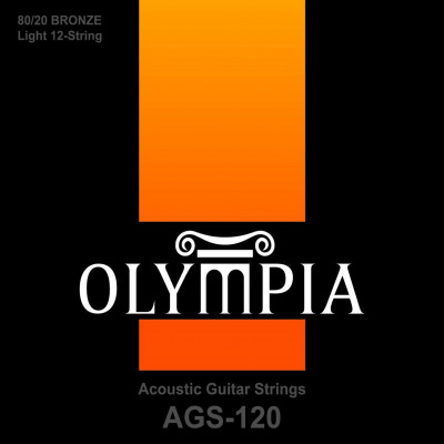 Струны для 12-струнной акустической гитары Olympia AGS120