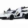 Машина "АВТОПАНОРАМА" Lamborghini SVJ, 1/24, белый, свет, звук, в/к 24,5х12,5х10,5 см