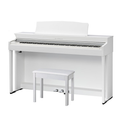 Цифровое пианино 88 клавиш KAWAI CN301 W со стойкой и банкеткой