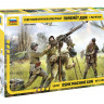 Крупнокалиберный пулемет ДШК с расчетом 1/35