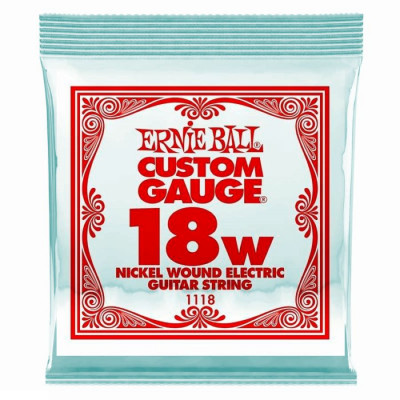 ERNIE BALL 1118 (.018) одна струна для электрогитары