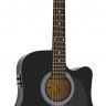 Fender Squier SA-105CE Black электроакустическая гитара