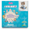 Картина по номерам 20x20 КОШЕЧКА С КОРЗИНКОЙ (14 цветов)