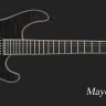 MAYONES Regius 6М Transparent Graphite электрогитара