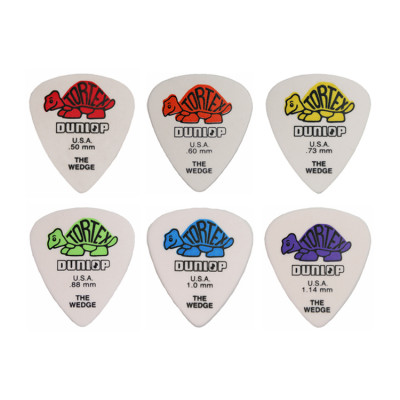 DUNLOP 4240 Tortex Wedge набор медиаторов 216 шт