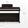 Цифровое пианино 88 клавиш KAWAI KDP120 R со стойкой и банкеткой