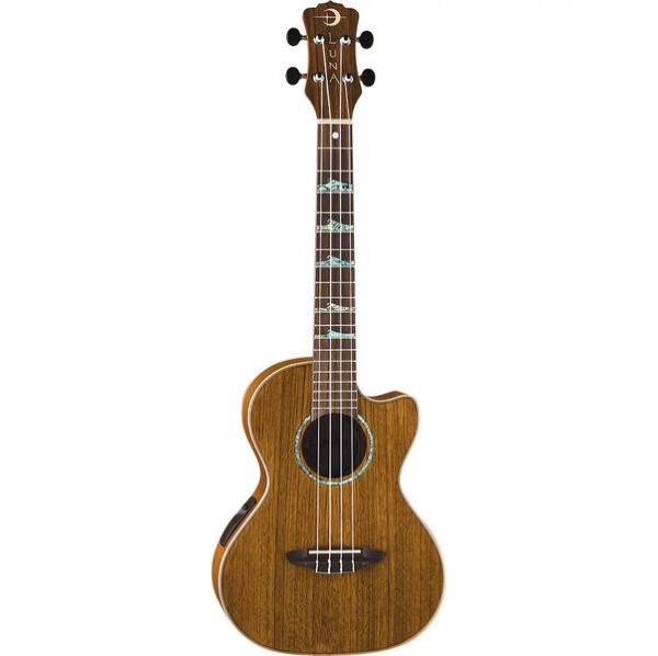 LUNA UKE HTT OVA укулеле-концерт электроакустическая с чехлом