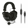 Стерео наушники BEHRINGER HLC660U USB со встроенным микрофоном, 20 Гц - 20 кГц, 32 Ом, USB Type A
