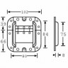 ADAM HALL 27095 - Петля 102х105 мм