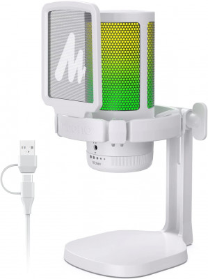 USB-микрофон Maono DGM20 (white) кардиоидный