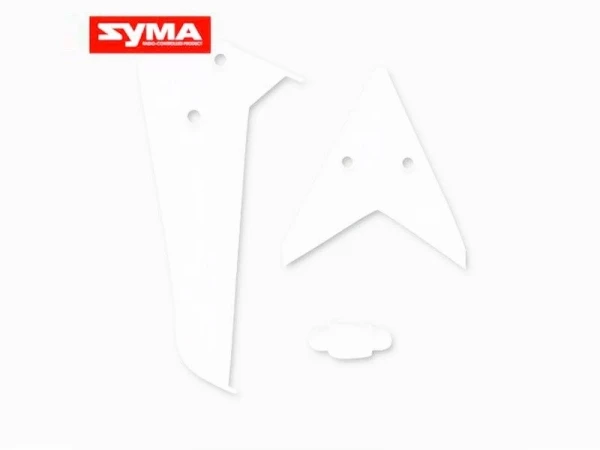 Хвостовое оперение (белое) для вертолета Syma S5