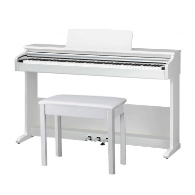 Цифровое пианино 88 клавиш KAWAI KDP75 W со стойкой и банкеткой