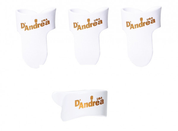 Набор медиаторов коготь D'Andrea R4 PAC LG TF WHT, 4 шт