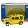 Машина "АВТОПАНОРАМА" инерц. УАЗ Патриот (такси) 1/50, в/к 12*7*5,5 см