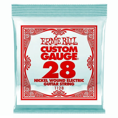 ERNIE BALL 1128 (.028) одна струна для электрогитары