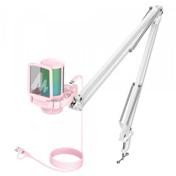 USB-микрофон Maono DGM20S (pink) пантограф кардиоидный