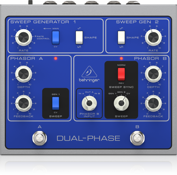Педаль эффектов Behringer DUAL-PHASE аутентичный фейзер
