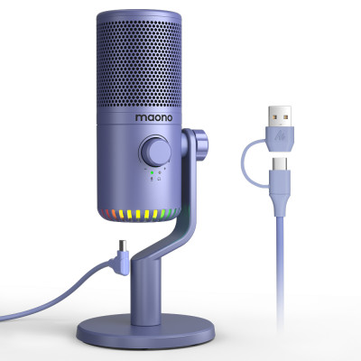 USB-микрофон Maono DM30 (purple) кардиоидный