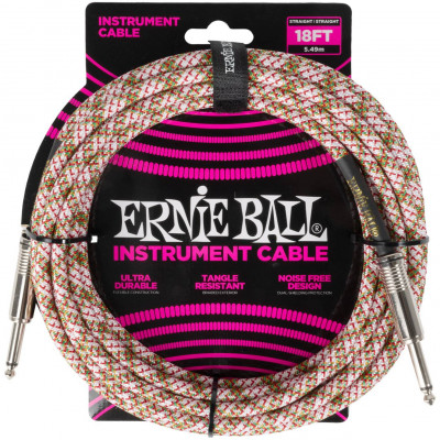 Инструментальный кабель ERNIE BALL 6430, 5.49м