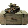 Радиоуправляемый танк Torro KV-2 1/16 ВВ-пушка, дым, зеленый V3.0 2.4G RTR
