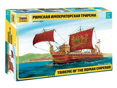 Сборная модель ZVEZDA Римская Императорская Трирема, 1/72