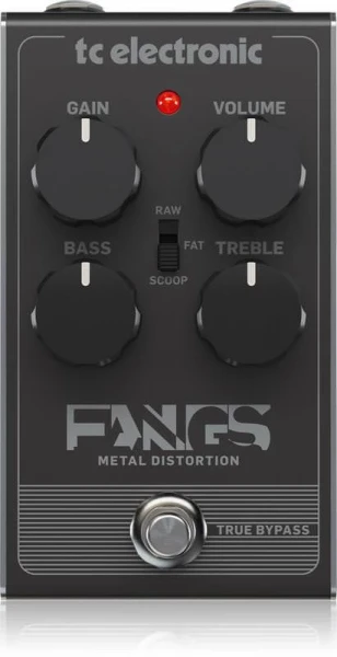 TC ELECTRONIC FANGS METAL DISTORTION напольная педаль эффекта дисторшн
