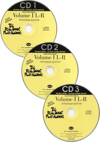 HLE90004530 The Real Book Playalong Sixth Edition Volume 1 L-R (3 CDs)...