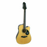 GREG BENNETT GD112SCE/N -  электроакустическая гитара с вырезом, дредноут, цвет натуральный