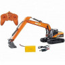 Радиоуправляемый экскаватор HUI NA TOYS, длиннорукий, оранжевый 2.4G 15CH 1/14 RTR