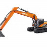 Радиоуправляемый экскаватор HUI NA TOYS, длиннорукий, оранжевый 2.4G 15CH 1/14 RTR