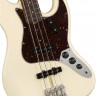 Fender American Original '60s Jazz Bass® Rosewood Fingerboard Olympic White бас-гитара с кейсом