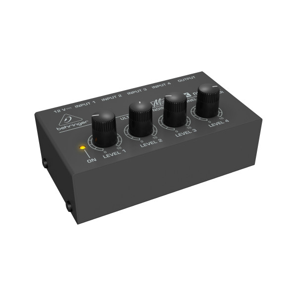 BEHRINGER MX400 микшер, 4-канальный линейный, сверхкомпактный