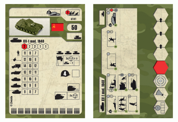 Советский тяжелый танк КВ-1 обр 1940г 1/100