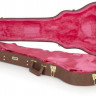 GATOR GW-LP-BROWN - деревянный кейс Les Paul, класс "делюкс", "винтажный" коричневый корпус