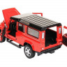 Машина Land Rover Defender 6604 1/32 свет, звук, в асс. инерция (1/12шт.), б/к, 15 см