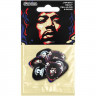 Комплект медиаторов DUNLOP HENDRIX STAR HAZE-6/PLYPK