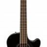 Fender CB-60SCE Bass Black LR Электроакустическая бас-гитара