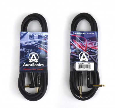 Гитарный кабель угловой AuraSonics J63J63R-3