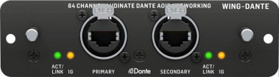 Сетевой модуль Behringer AOIP-DANTE AoIP для моделей WING