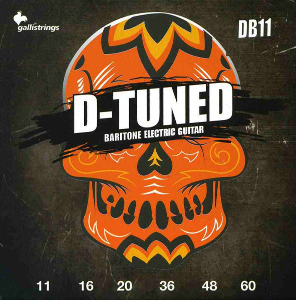 Комплект струн для электрогитары 011-060 GALLI STRINGS DB11 d-tuned