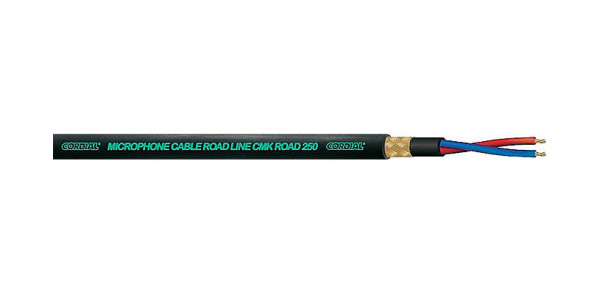 Cordial CMK-ROAD 250 микрофонный кабель 6,8 мм, черный
