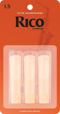 Трости для альт саксофона D`ADDARIO WOODWINDS RJA0315 RICO, 3 PAK, ALTO SAX, 1.5, 3 шт